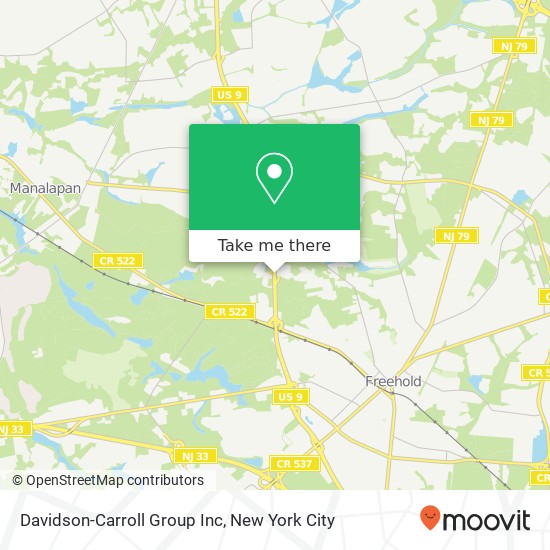 Mapa de Davidson-Carroll Group Inc