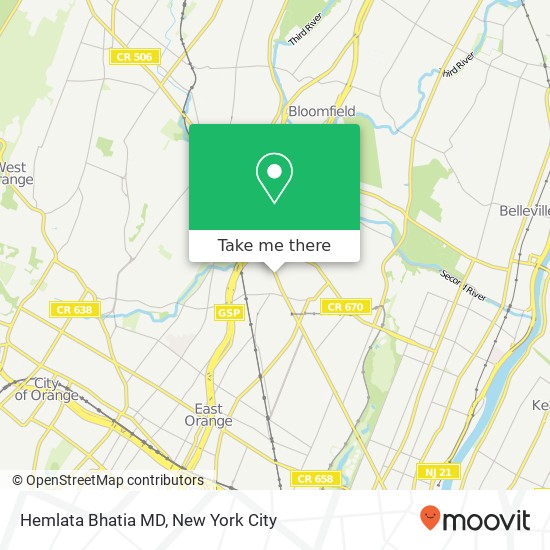 Hemlata Bhatia MD map