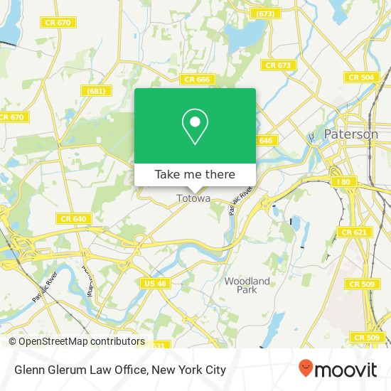 Mapa de Glenn Glerum Law Office