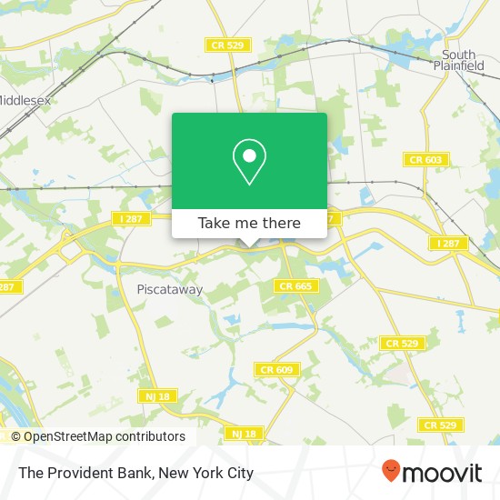 The Provident Bank map