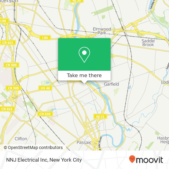 Mapa de NNJ Electrical Inc