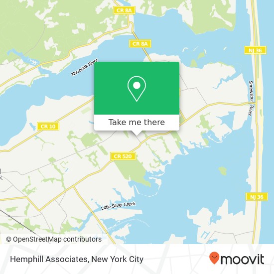 Hemphill Associates map