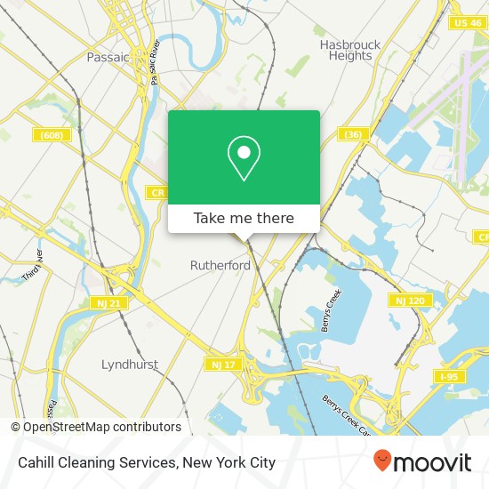 Cahill Cleaning Services map