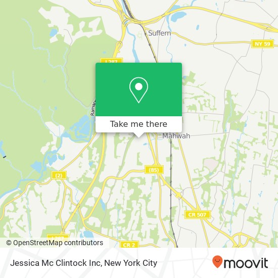 Jessica Mc Clintock Inc map