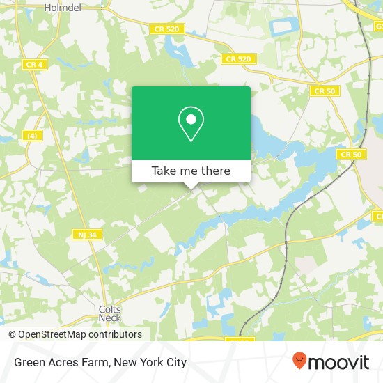 Mapa de Green Acres Farm