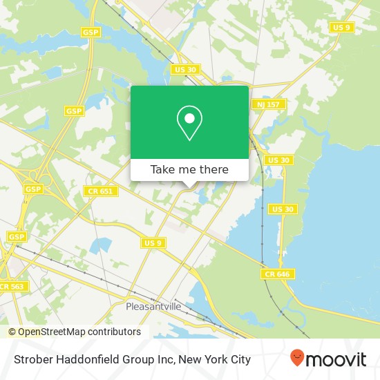 Strober Haddonfield Group Inc map