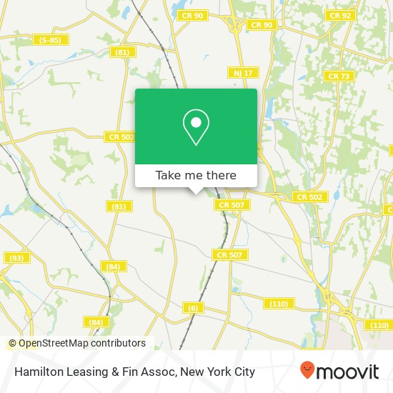 Hamilton Leasing & Fin Assoc map