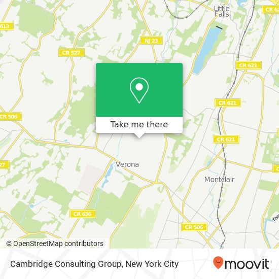 Mapa de Cambridge Consulting Group