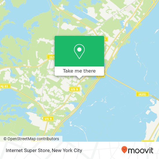 Internet Super Store map