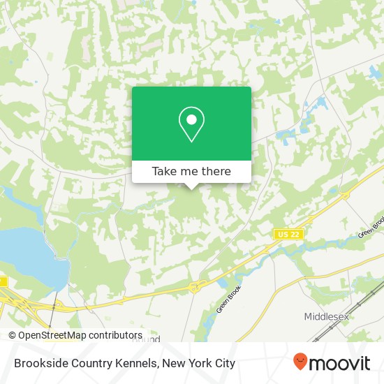 Brookside Country Kennels map