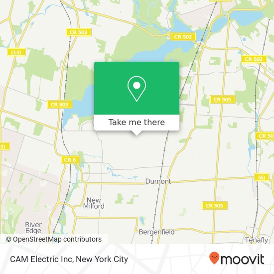 CAM Electric Inc map