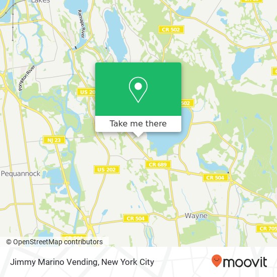 Jimmy Marino Vending map
