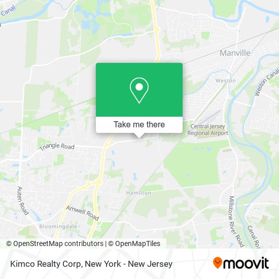 Kimco Realty Corp map