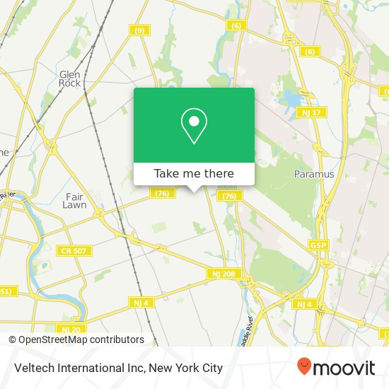 Mapa de Veltech International Inc