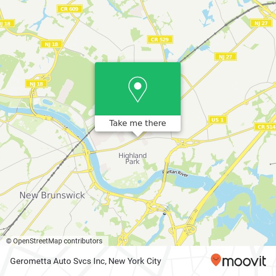 Mapa de Gerometta Auto Svcs Inc