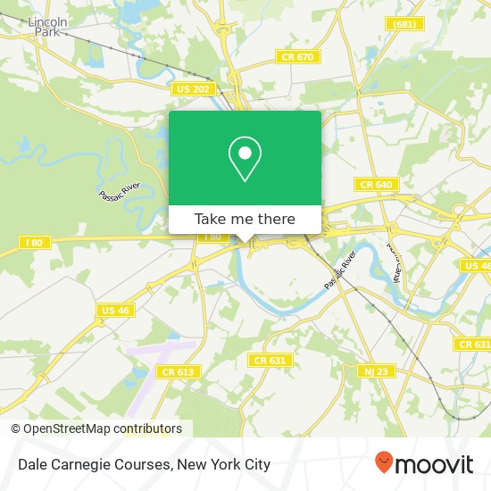 Dale Carnegie Courses map