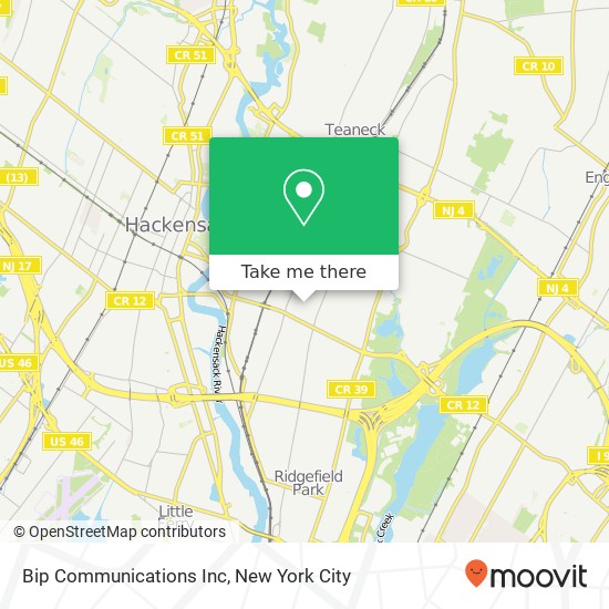 Bip Communications Inc map