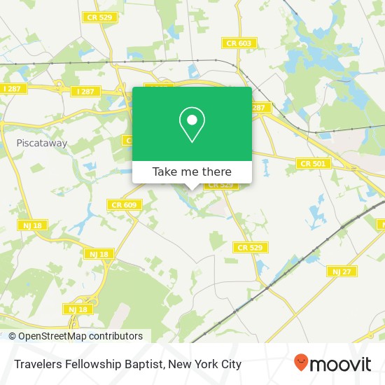Travelers Fellowship Baptist map