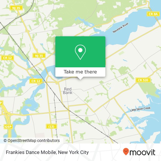 Frankies Dance Mobile map
