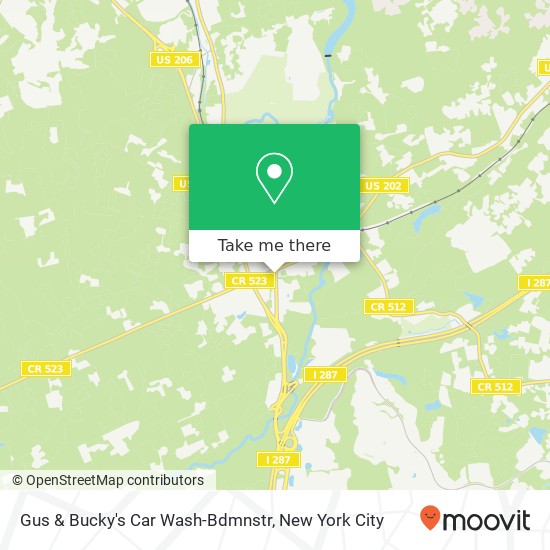 Gus & Bucky's Car Wash-Bdmnstr map