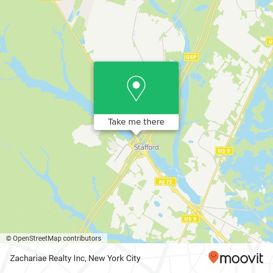 Mapa de Zachariae Realty Inc