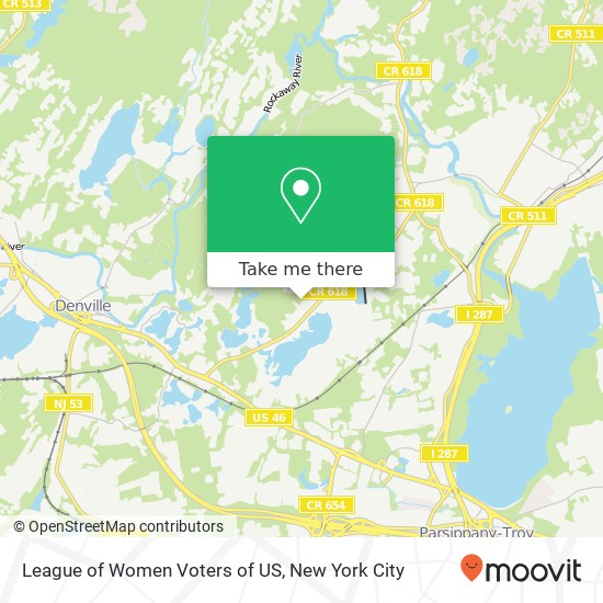 Mapa de League of Women Voters of US