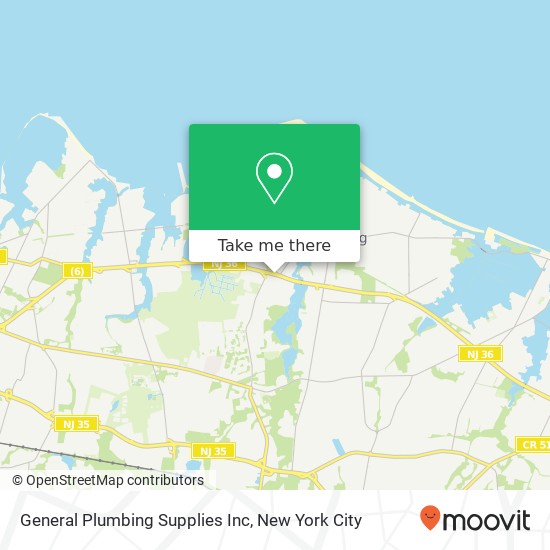 Mapa de General Plumbing Supplies Inc