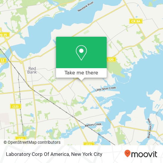 Laboratory Corp Of America map
