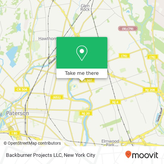 Mapa de Backburner Projects LLC