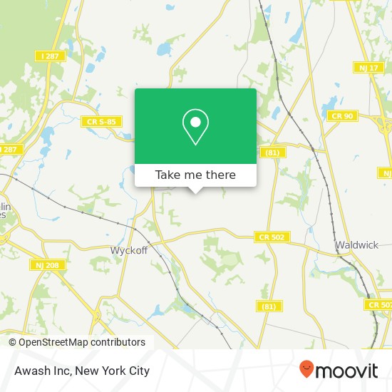 Awash Inc map