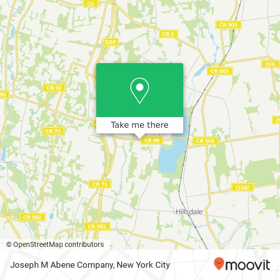 Joseph M Abene Company map