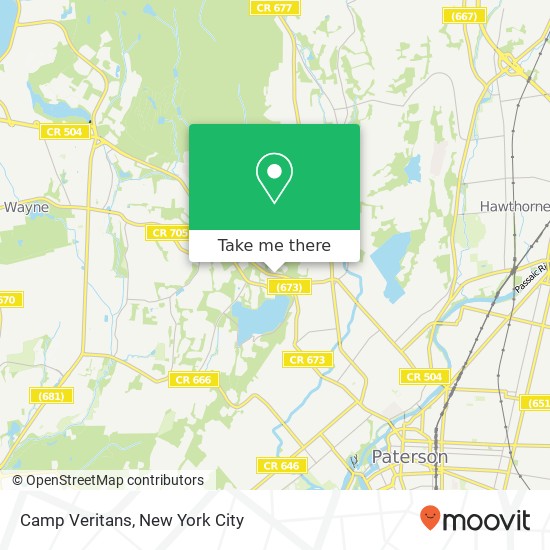 Camp Veritans map