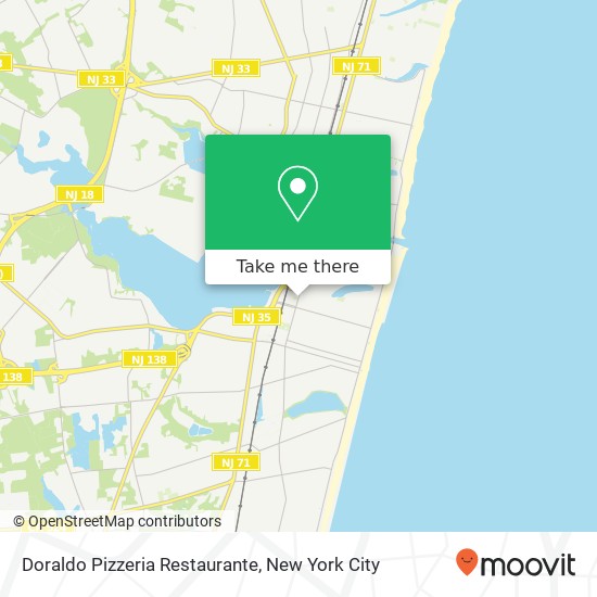 Doraldo Pizzeria Restaurante map