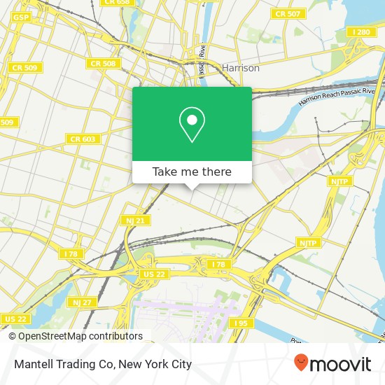 Mapa de Mantell Trading Co