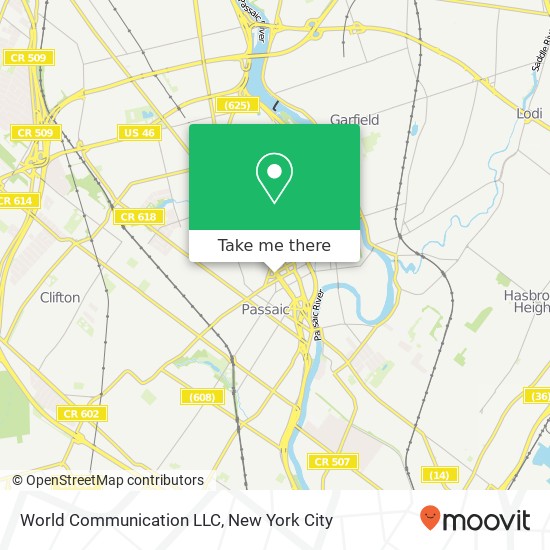 World Communication LLC map