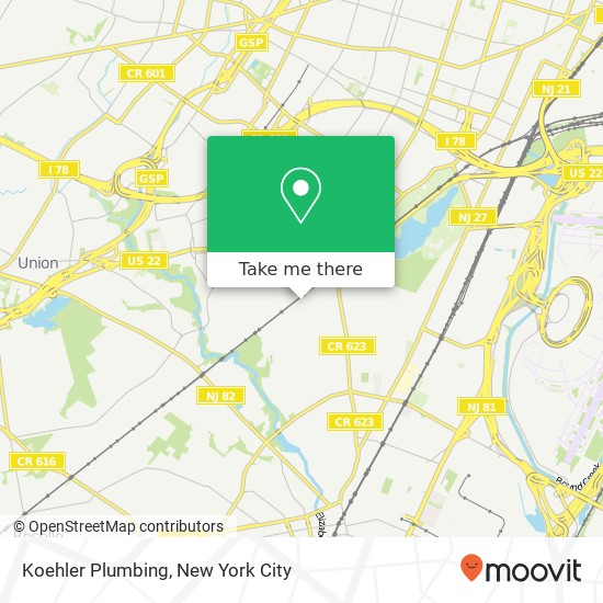 Koehler Plumbing map