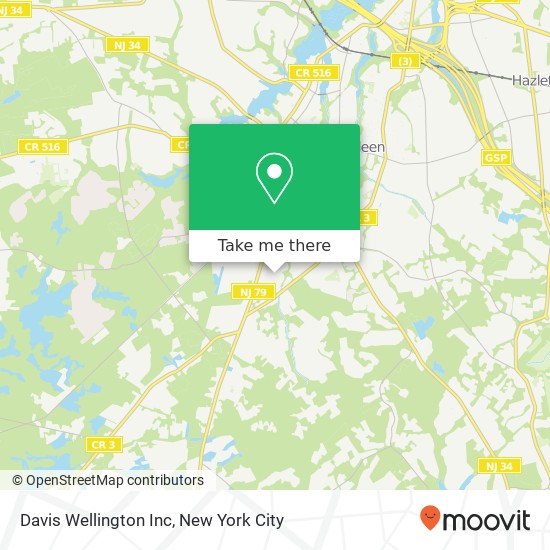 Mapa de Davis Wellington Inc