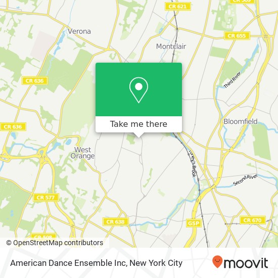 American Dance Ensemble Inc map