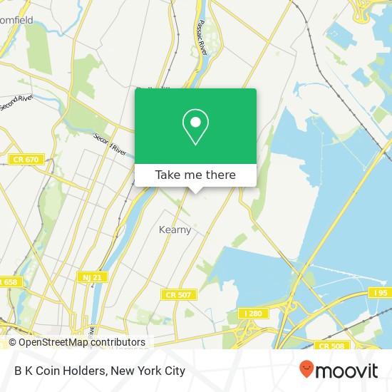 B K Coin Holders map