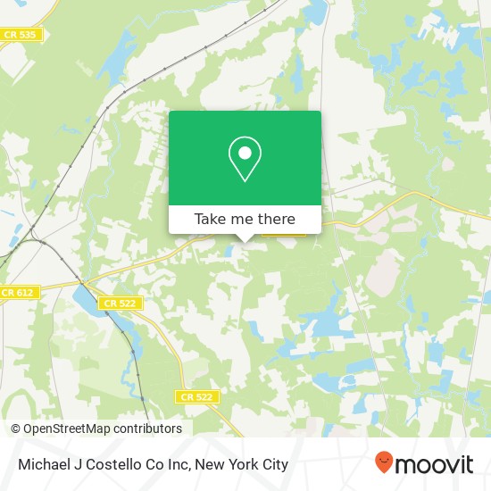 Michael J Costello Co Inc map