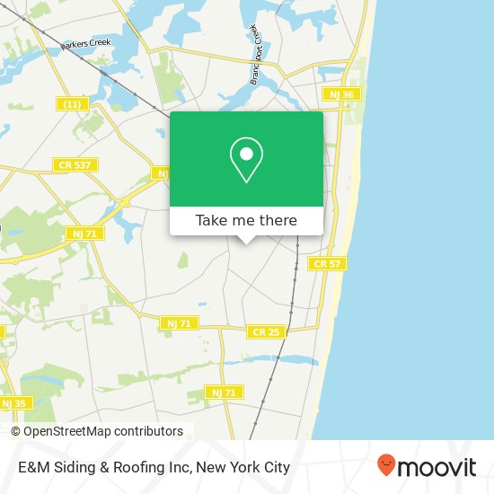 E&M Siding & Roofing Inc map