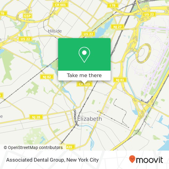 Mapa de Associated Dental Group