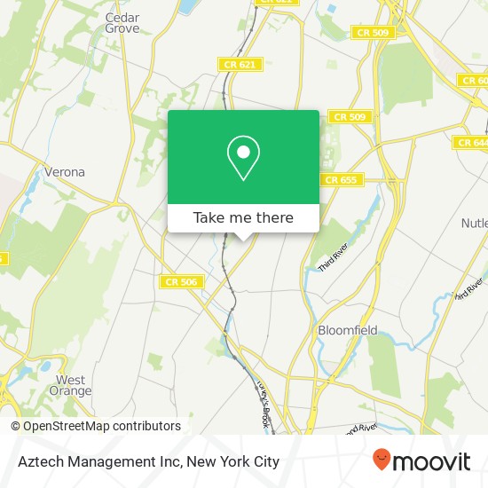 Aztech Management Inc map