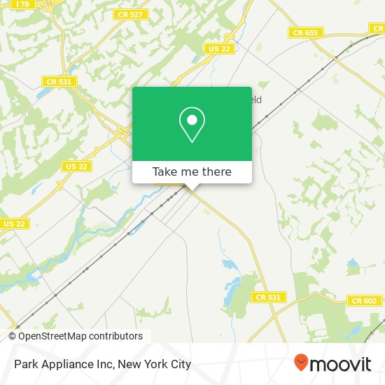 Park Appliance Inc map