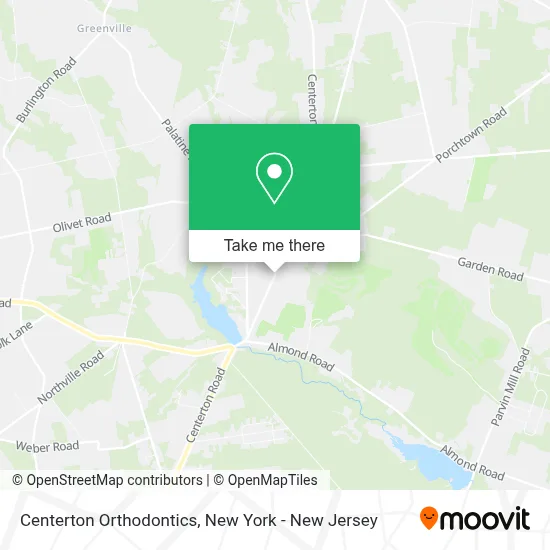 Centerton Orthodontics map