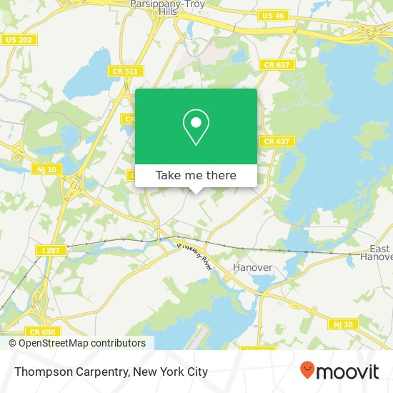 Mapa de Thompson Carpentry