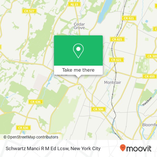 Schwartz Manci R M Ed Lcsw map