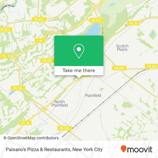 Paisano's Pizza & Restaurants map