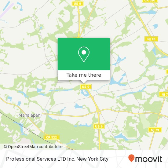 Mapa de Professional Services LTD Inc