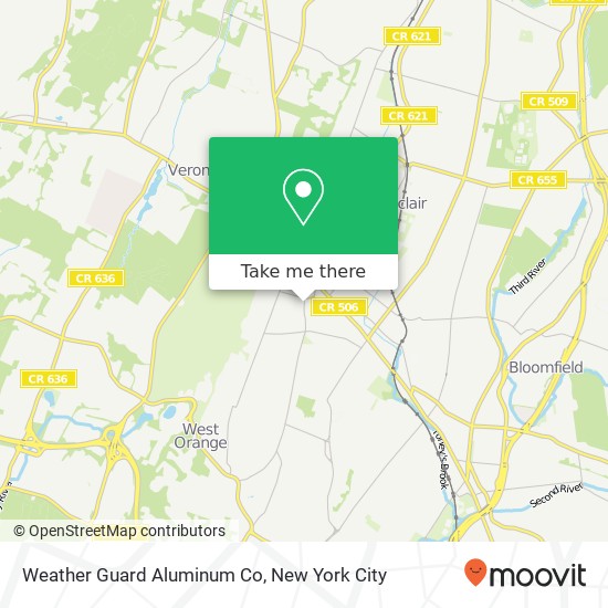 Mapa de Weather Guard Aluminum Co